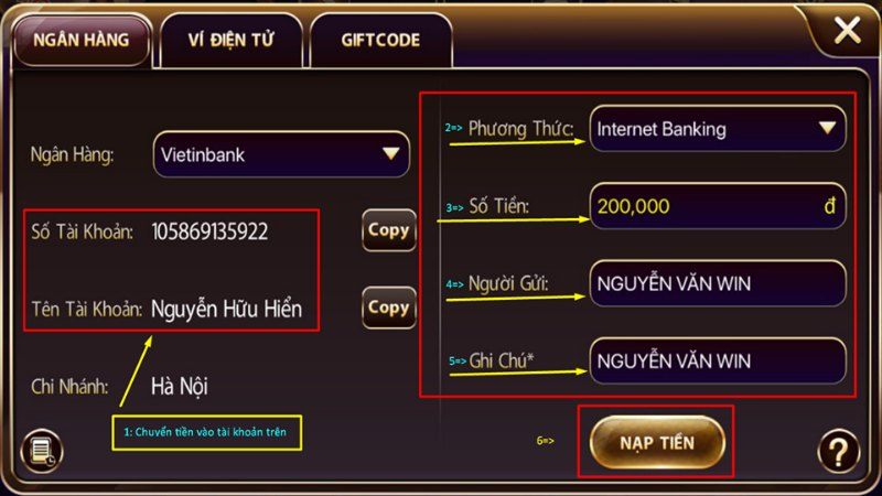 C&oacute; kh&aacute; nhiều phương thức để nạp tiền v&agrave;o Zowin