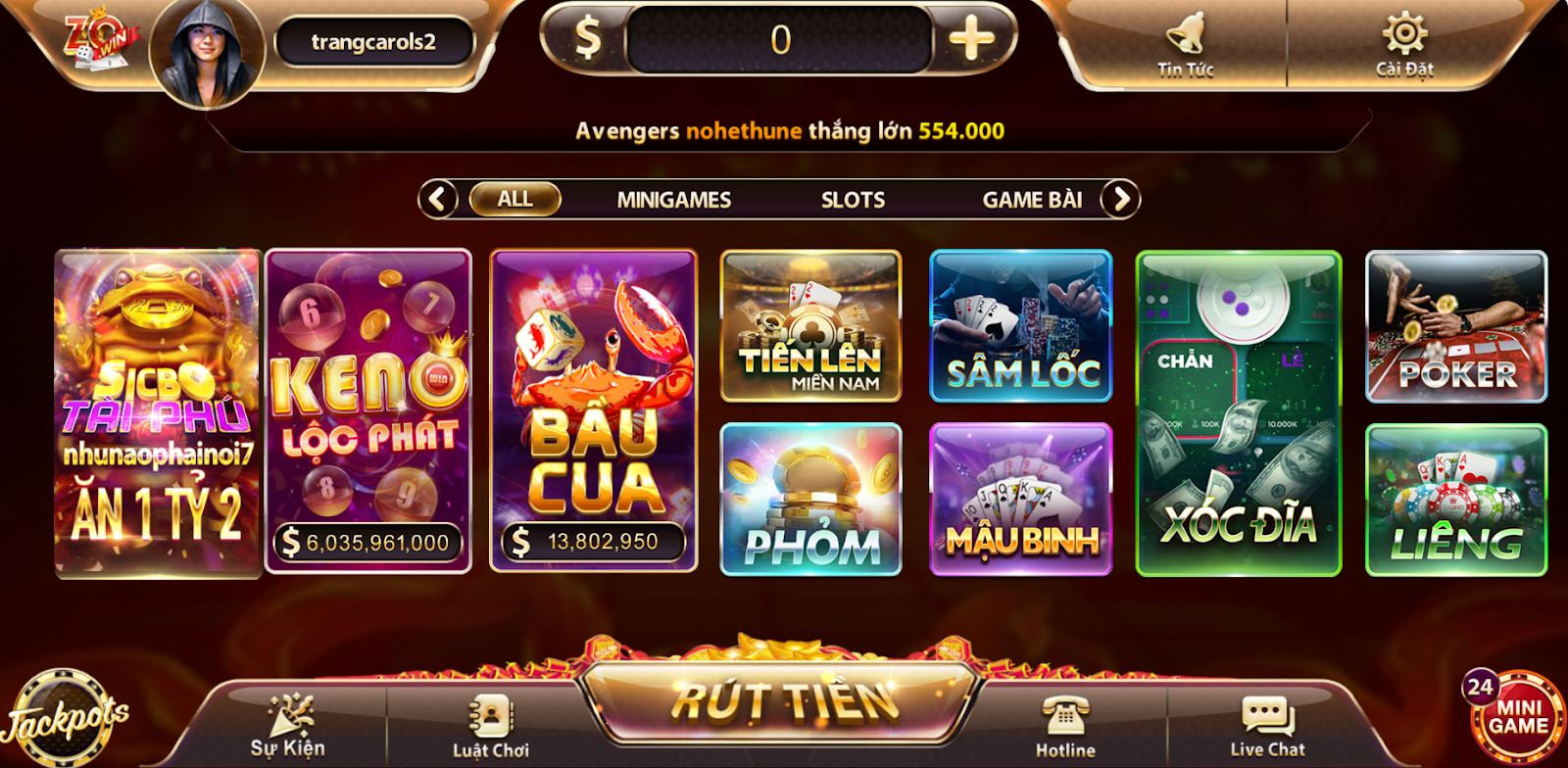 Giới thiệu Zowin&nbsp; - Cổng game online c&aacute;c tr&ograve; chơi cực hấp dẫn