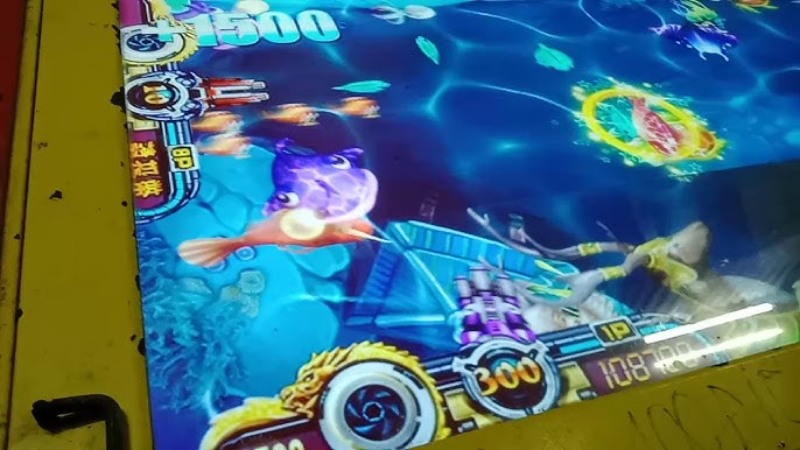 Bắn khi c&aacute; vừa ra khỏi b&agrave;n trong game bắn c&aacute; truyền thống